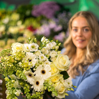 Bloemistenkeuze witte bloemen