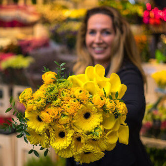 Bloemistenkeuze gele bloemen